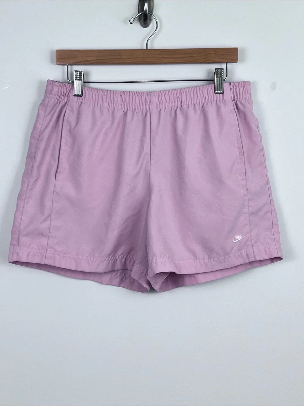 Nike Sportswear Women's Pink Drawstring Unlined Shorts Size M; Casual, Travel